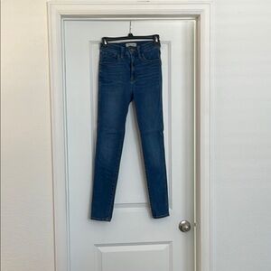 Madewell Blue Skinny Jeans High-Waisted